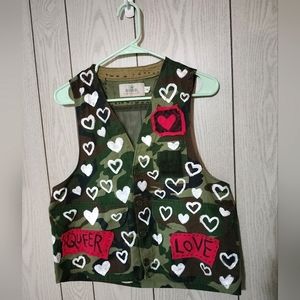 Queer Love Camo Vest